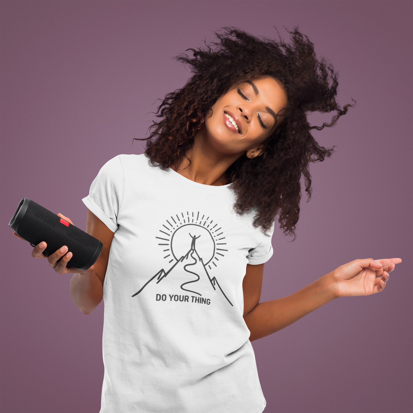 Do Your Thing Mountain Tee — Inspirational Hiking Graphic T-Shirt