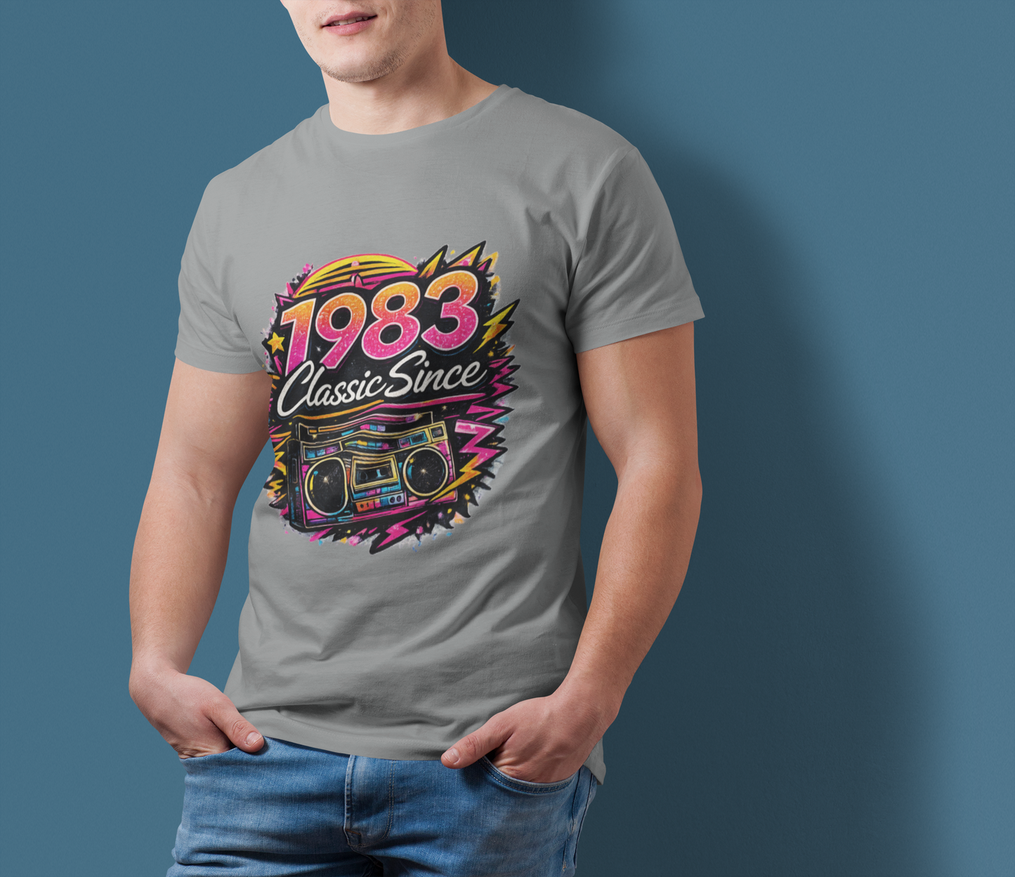 Vintage 1983 Retro T-Shirt | 1983 Birth Year Shirt | Retro 80s Graphic Tee