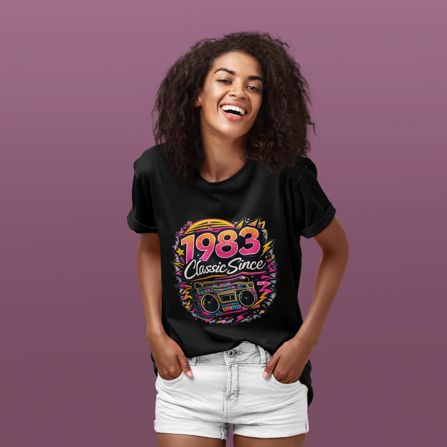 Vintage 1983 Retro T-Shirt | 1983 Birth Year Shirt | Retro 80s Graphic Tee