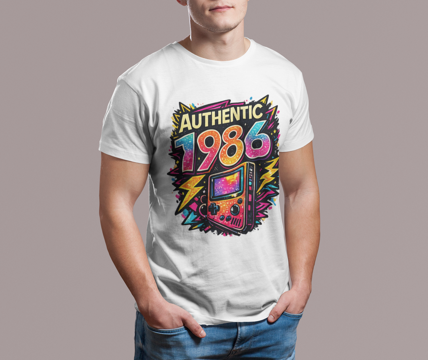 Vintage 1986 Retro T-Shirt | 1986 Birth Year Shirt | Retro 80s Graphic Tee
