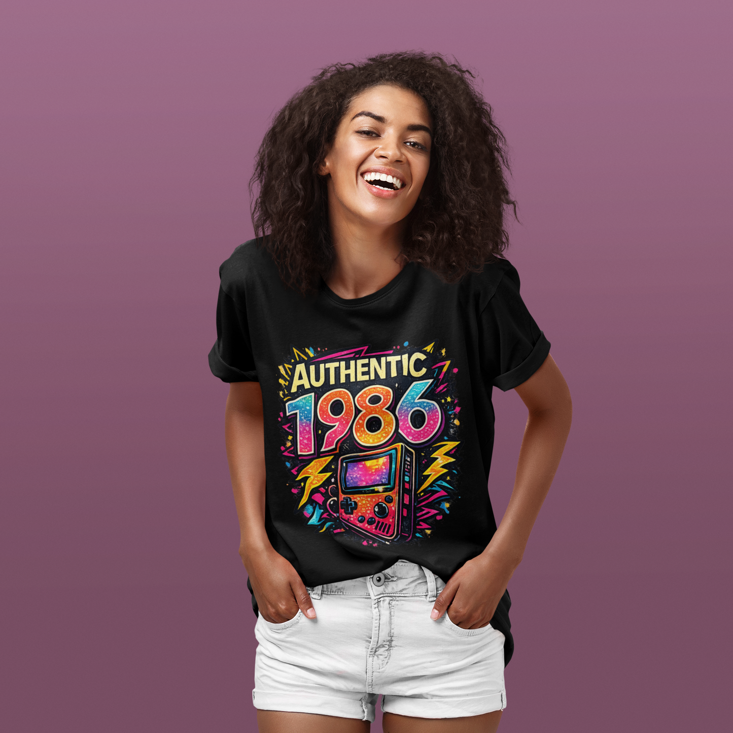 Vintage 1986 Retro T-Shirt | 1986 Birth Year Shirt | Retro 80s Graphic Tee