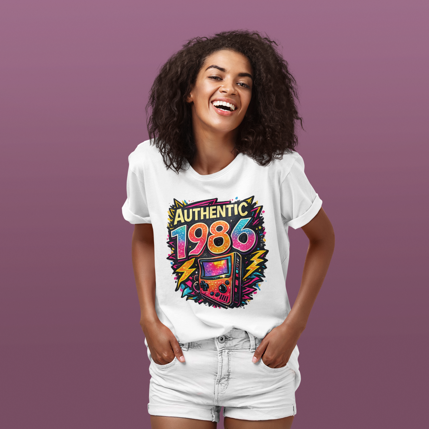 Vintage 1986 Retro T-Shirt | 1986 Birth Year Shirt | Retro 80s Graphic Tee