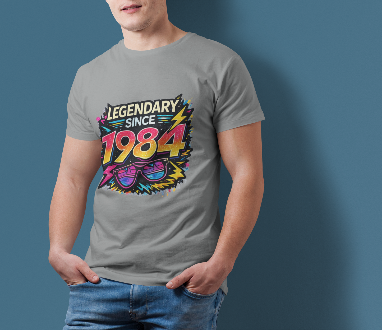 Vintage 1984 Retro T-Shirt | 1984 Birth Year Shirt | Retro 80s Graphic Tee