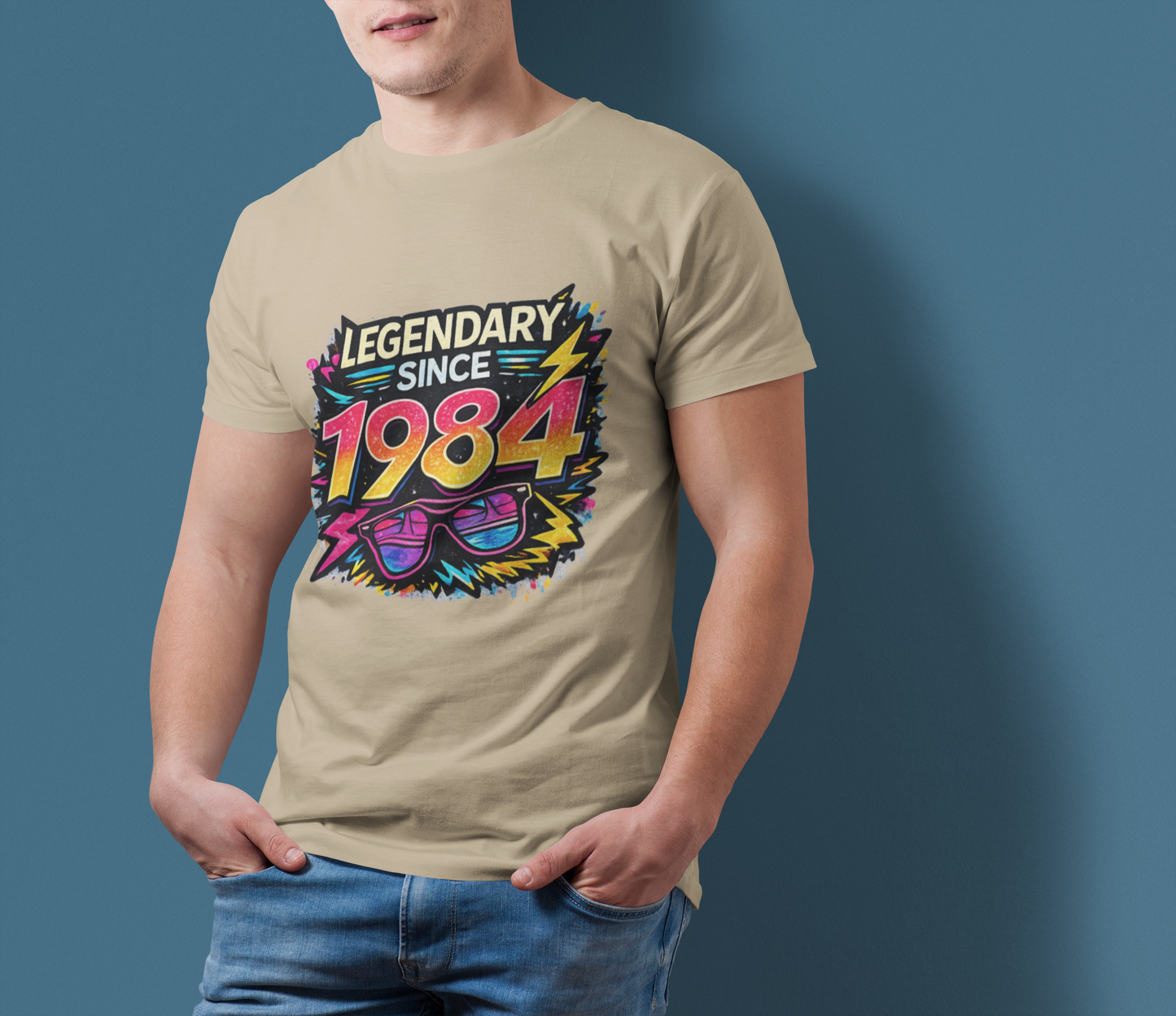 Vintage 1984 Retro T-Shirt | 1984 Birth Year Shirt | Retro 80s Graphic Tee