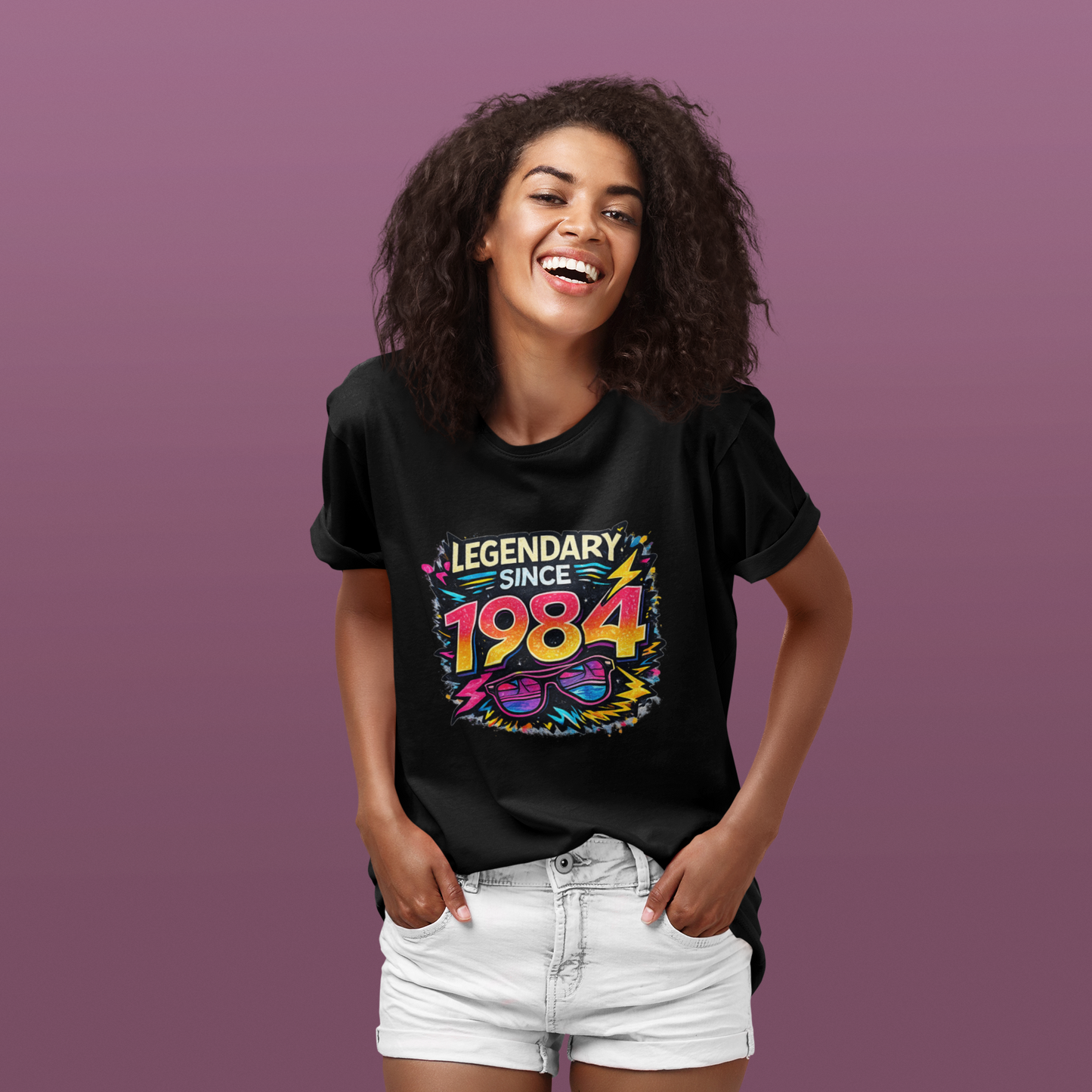 Vintage 1984 Retro T-Shirt | 1984 Birth Year Shirt | Retro 80s Graphic Tee