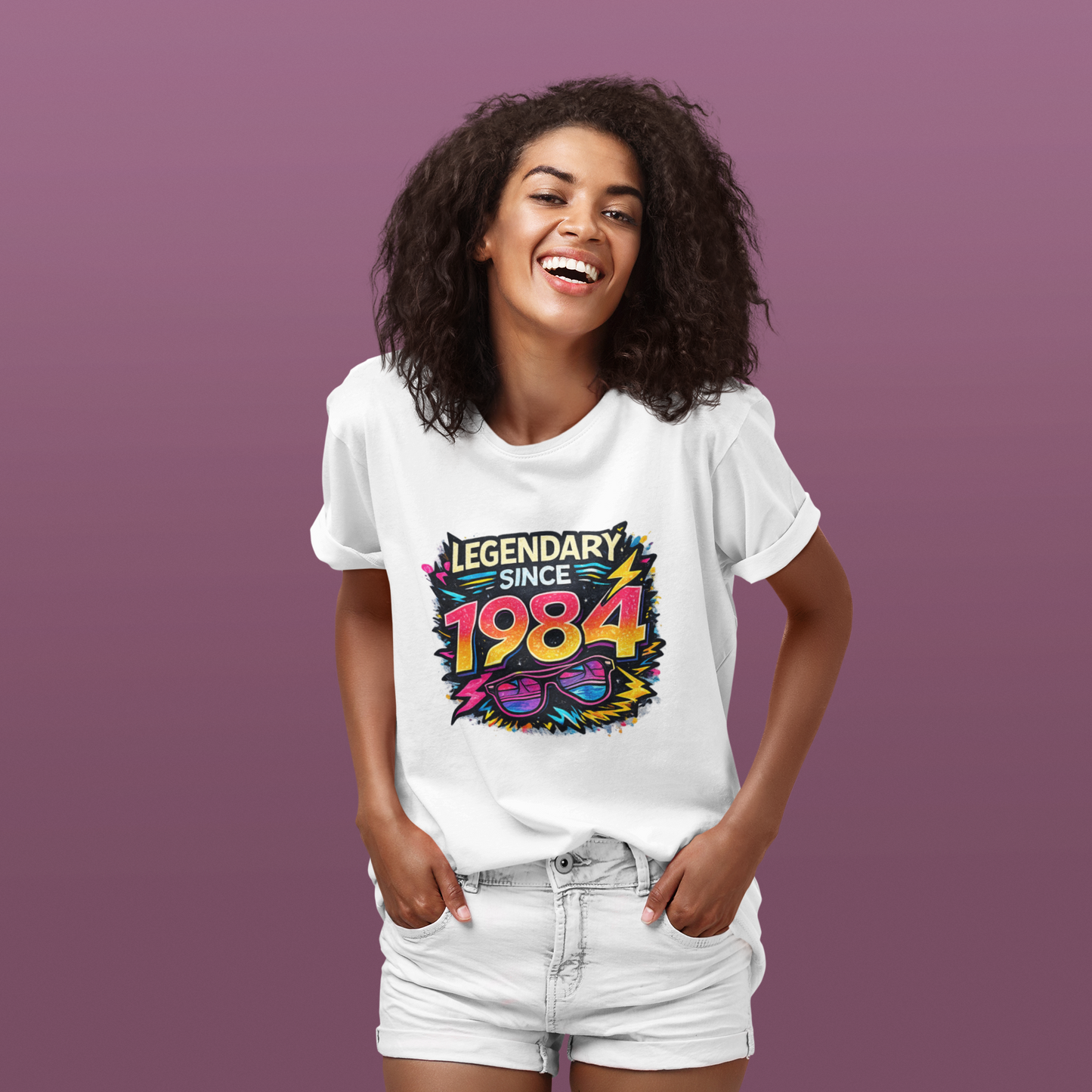 Vintage 1984 Retro T-Shirt | 1984 Birth Year Shirt | Retro 80s Graphic Tee