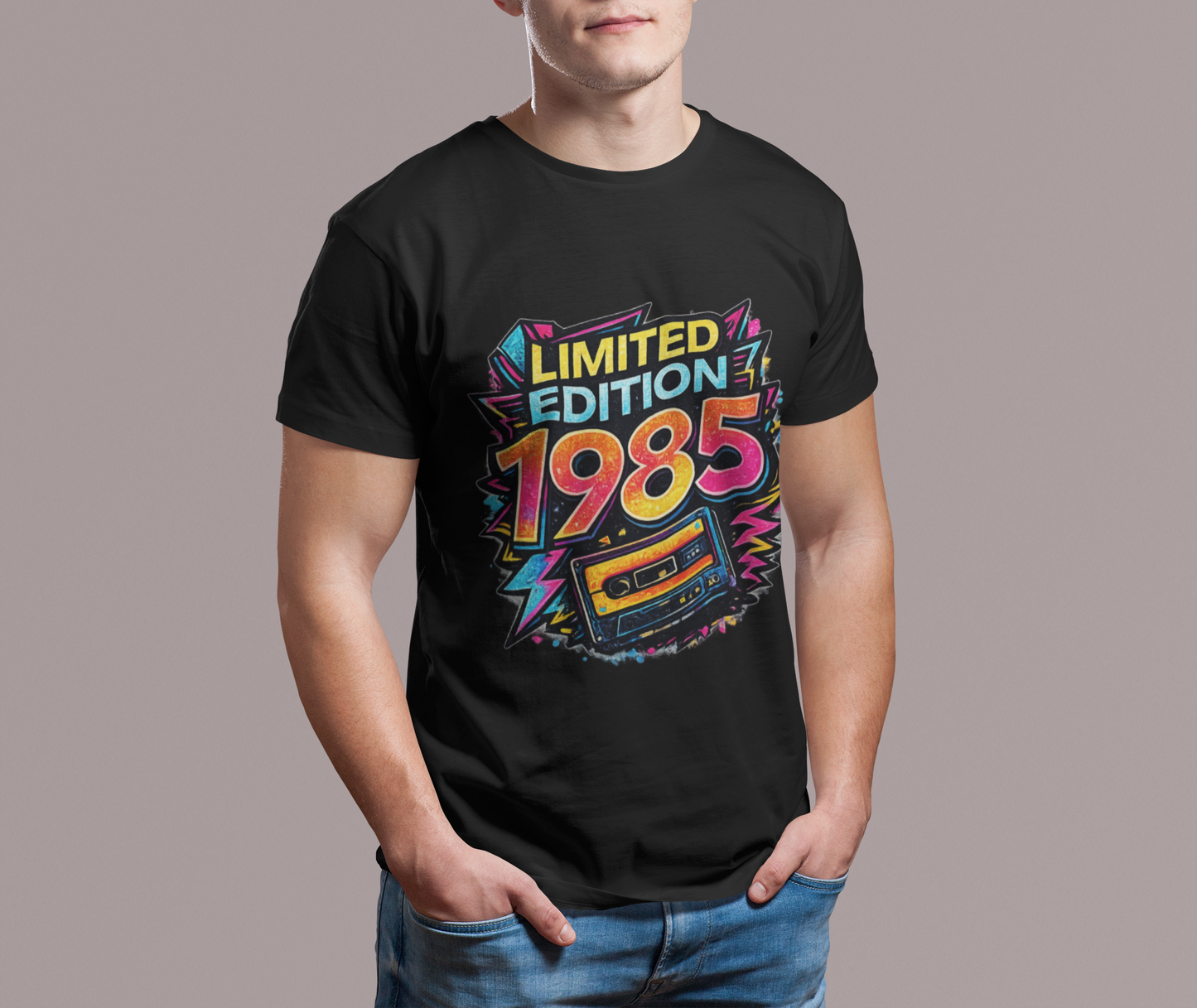 Vintage 1985 Retro T-Shirt | 1985 Birth Year Shirt | Retro 80s Graphic Tee
