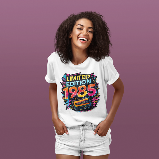 Vintage 1985 Retro T-Shirt | 1985 Birth Year Shirt | Retro 80s Graphic Tee