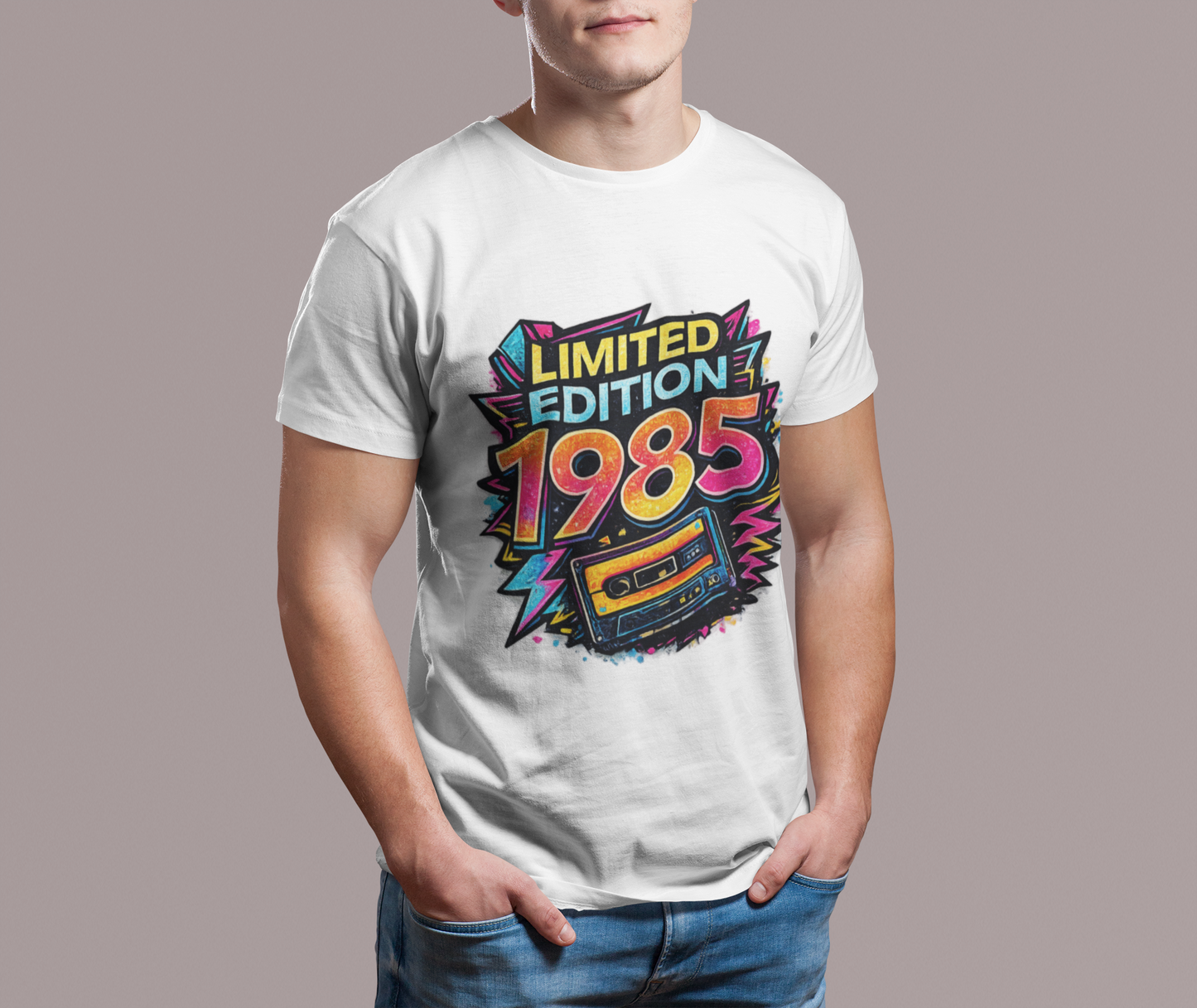 Vintage 1985 Retro T-Shirt | 1985 Birth Year Shirt | Retro 80s Graphic Tee