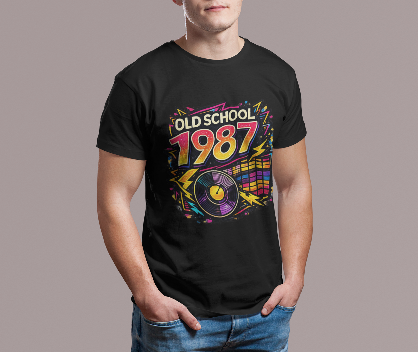 Vintage 1987 Retro T-Shirt | 1987 Birth Year Shirt | Retro 80s Graphic Tee