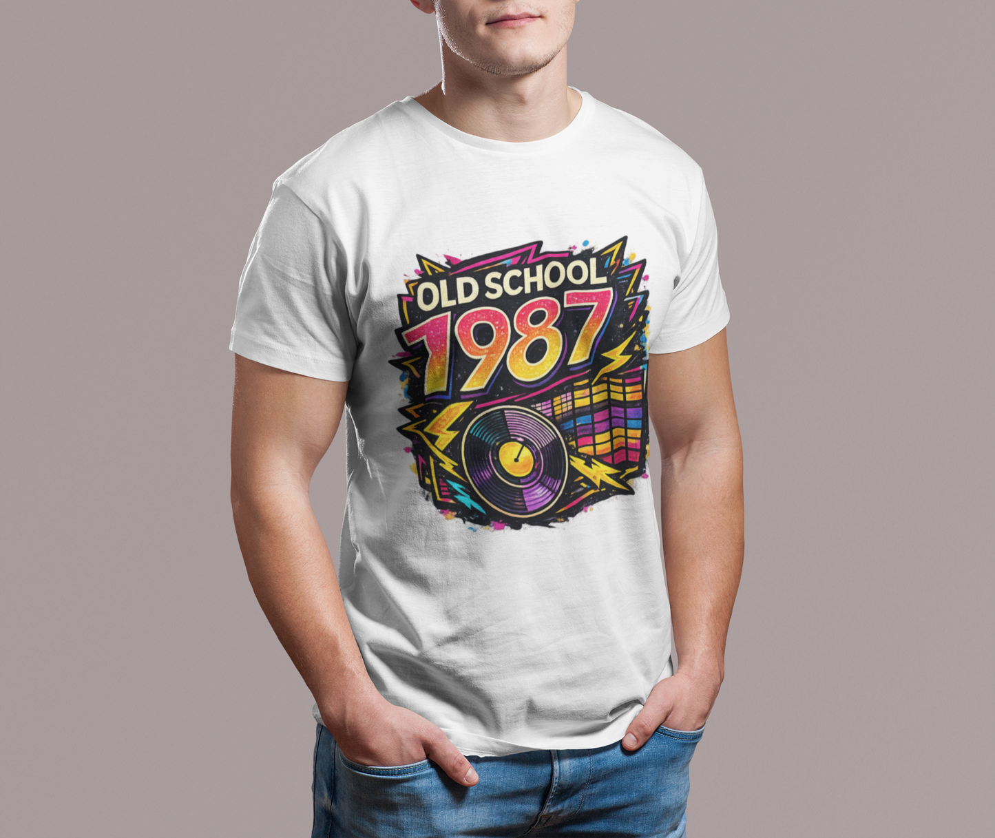 Vintage 1987 Retro T-Shirt | 1987 Birth Year Shirt | Retro 80s Graphic Tee