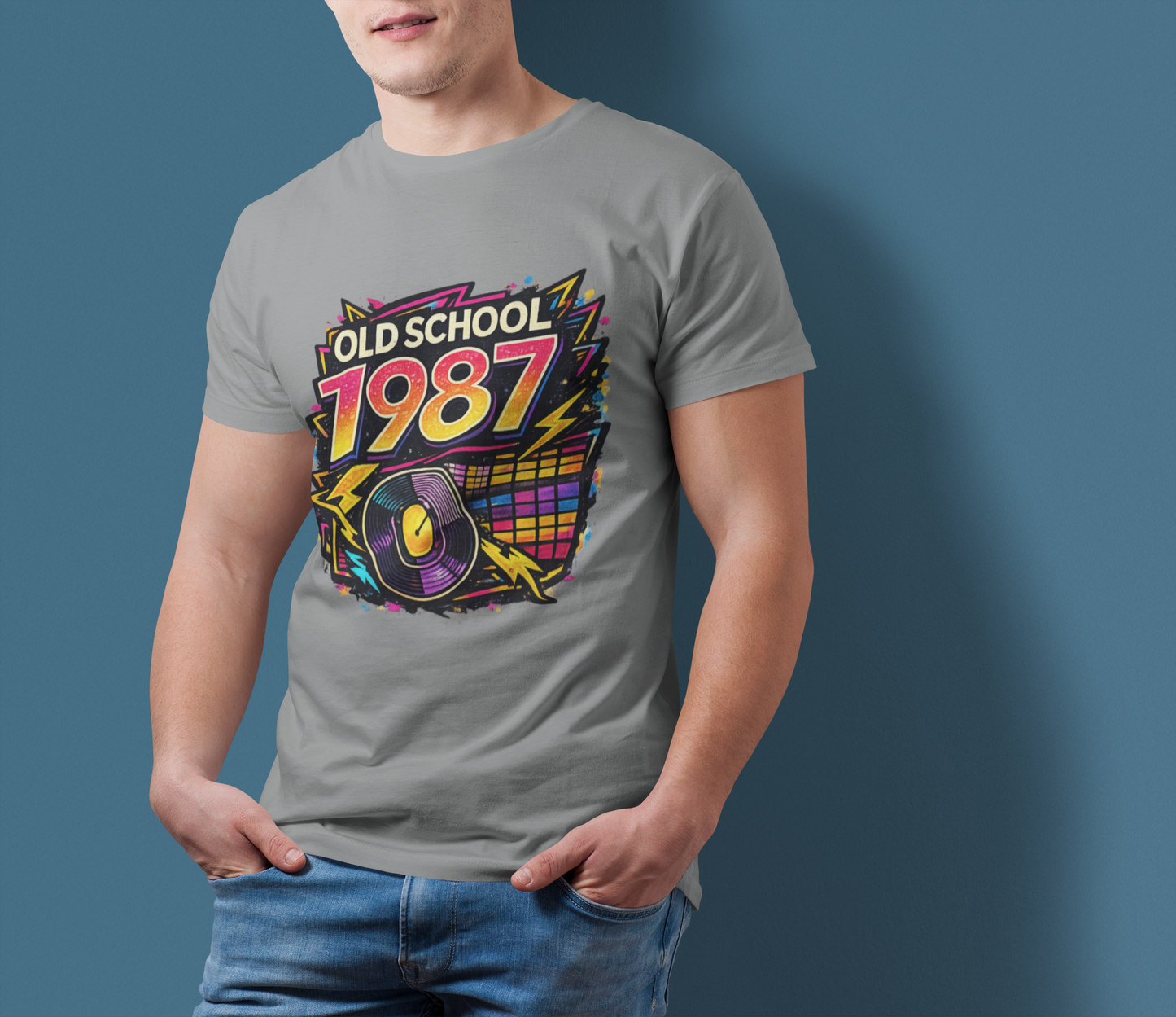 Vintage 1987 Retro T-Shirt | 1987 Birth Year Shirt | Retro 80s Graphic Tee