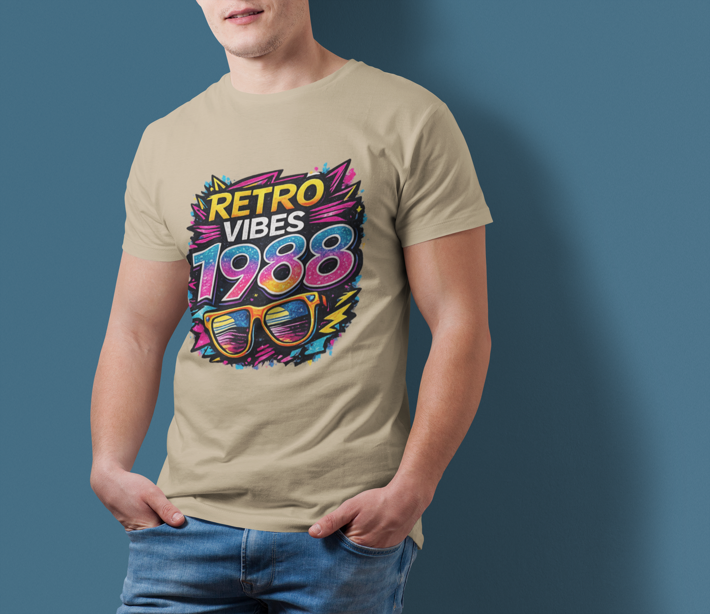 Vintage 1988 Retro T-Shirt | 1988 Birth Year Shirt | Retro 80s Graphic Tee