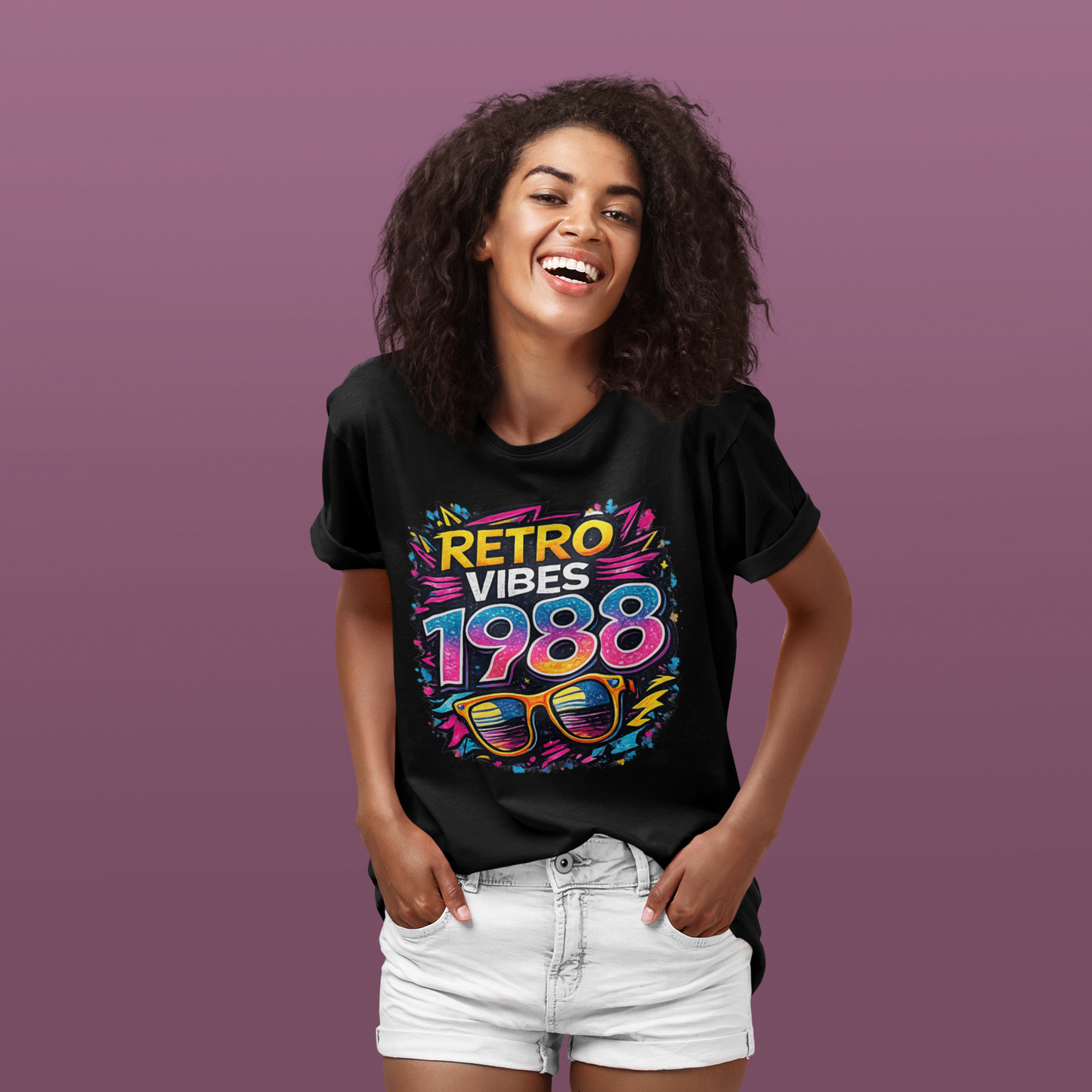 Vintage 1988 Retro T-Shirt | 1988 Birth Year Shirt | Retro 80s Graphic Tee