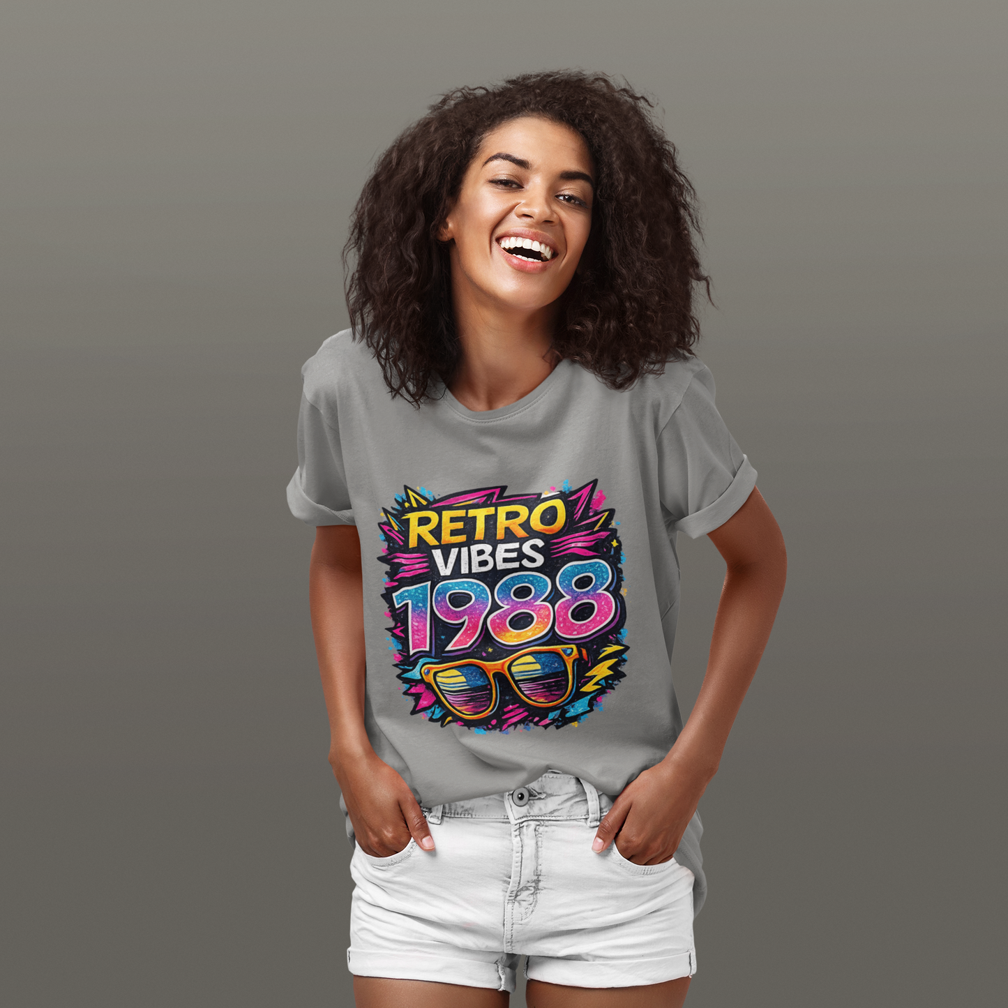 Vintage 1988 Retro T-Shirt | 1988 Birth Year Shirt | Retro 80s Graphic Tee
