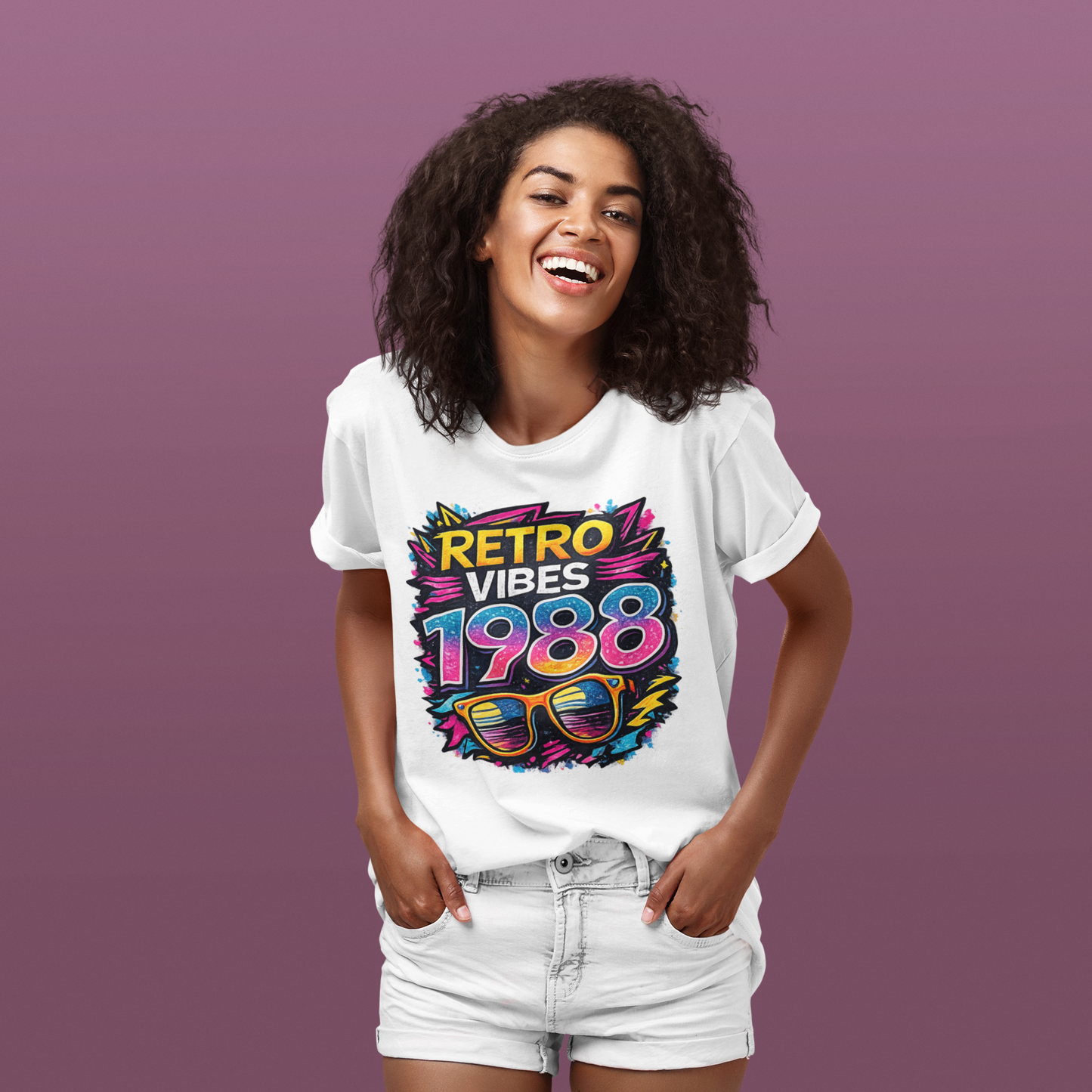 Vintage 1988 Retro T-Shirt | 1988 Birth Year Shirt | Retro 80s Graphic Tee
