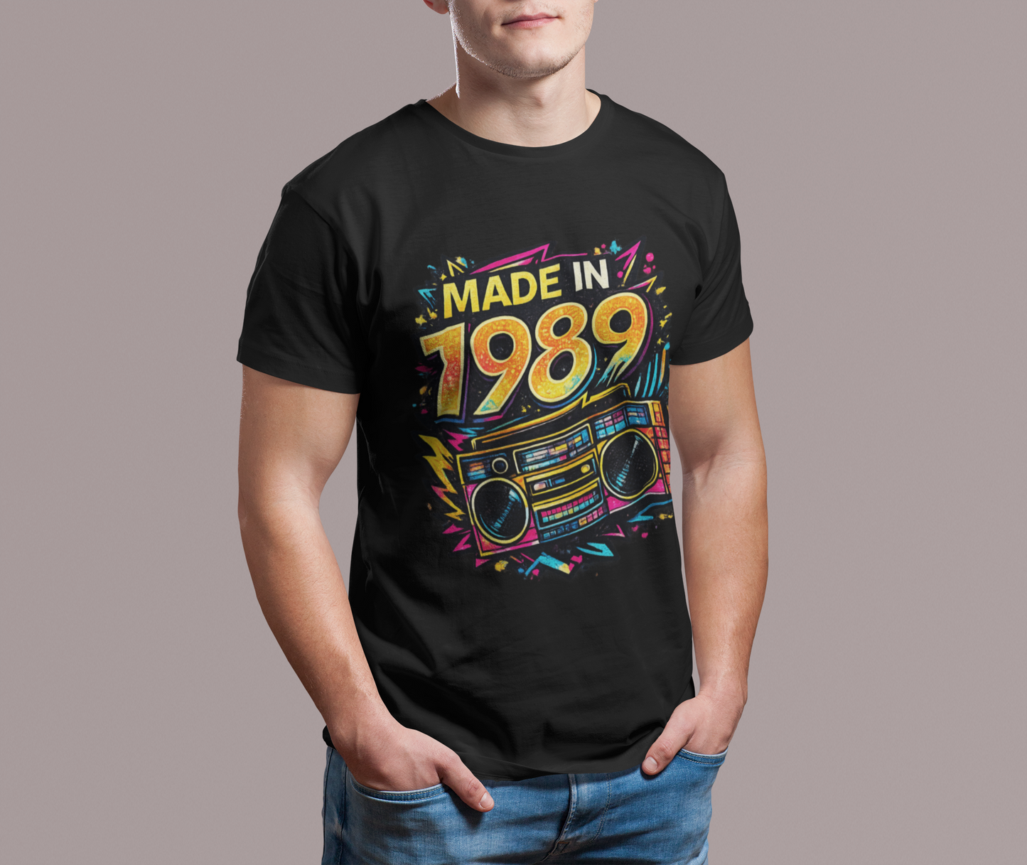 Vintage 1989 Retro T-Shirt | 1989 Birth Year Shirt | Retro 70s Graphic Tee