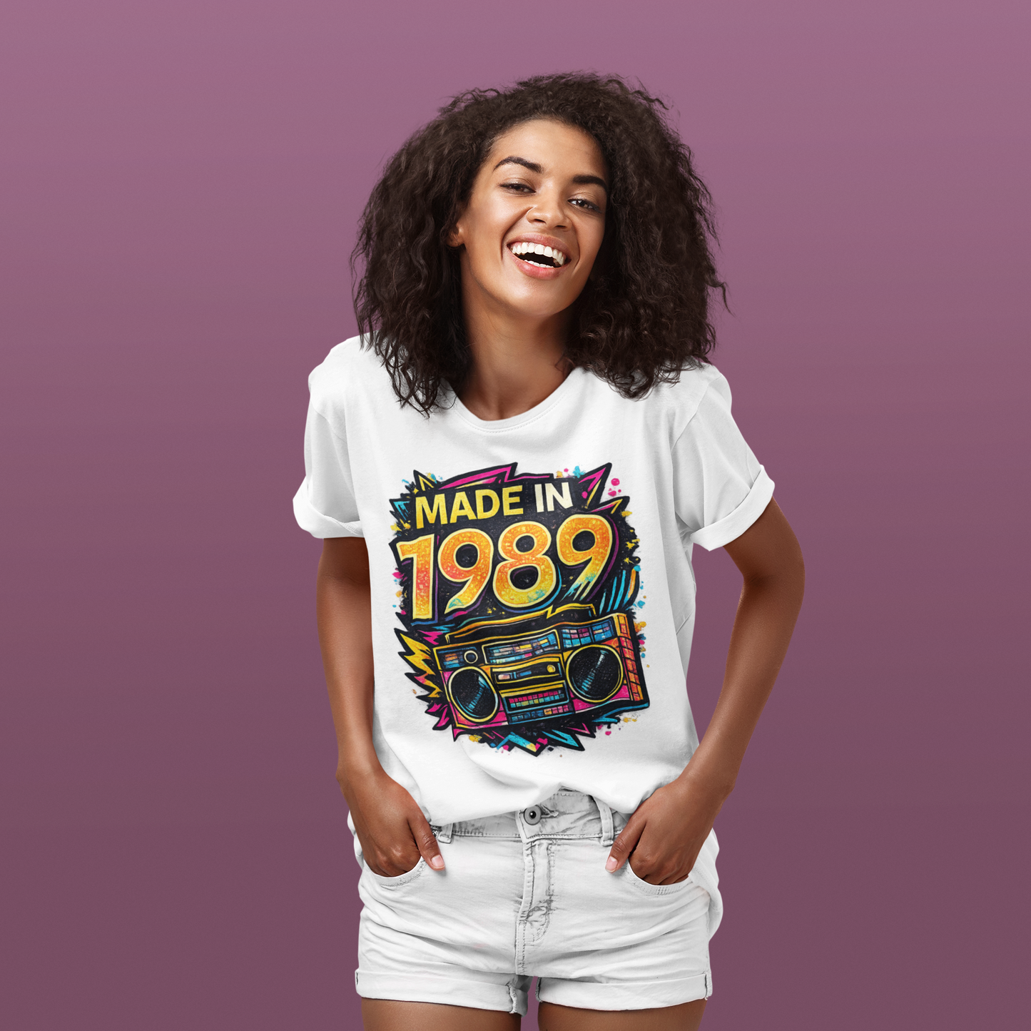 Vintage 1989 Retro T-Shirt | 1989 Birth Year Shirt | Retro 70s Graphic Tee