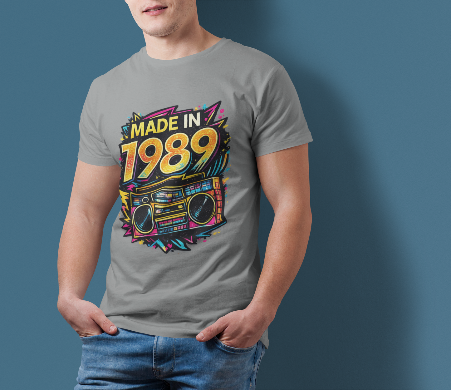 Vintage 1989 Retro T-Shirt | 1989 Birth Year Shirt | Retro 70s Graphic Tee