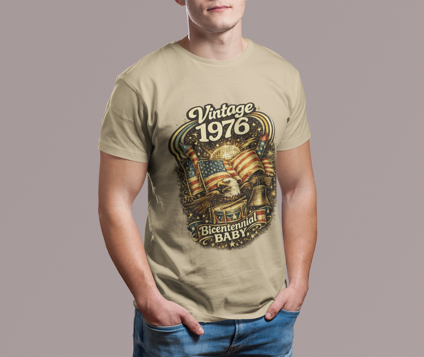 Vintage 1976 Retro T-Shirt | 1976 Birth Year Shirt | Retro 70s Graphic Tee