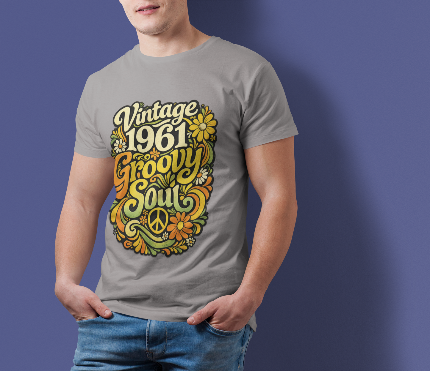 Vintage 1961 Retro T-Shirt | 1961 Birth Year Shirt | Retro 60s Graphic Tee