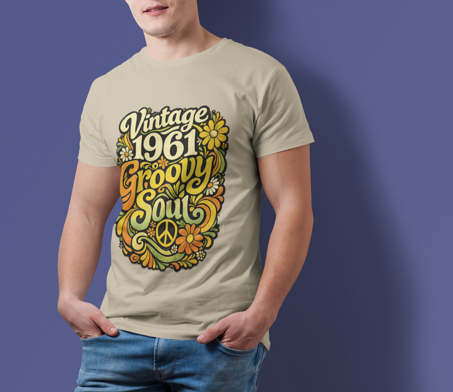 Vintage 1961 Retro T-Shirt | 1961 Birth Year Shirt | Retro 60s Graphic Tee