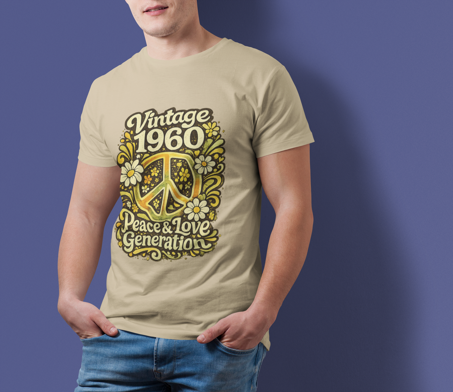 Vintage 1960 Retro T-Shirt | 1960 Birth Year Shirt | Retro 60s Graphic Tee