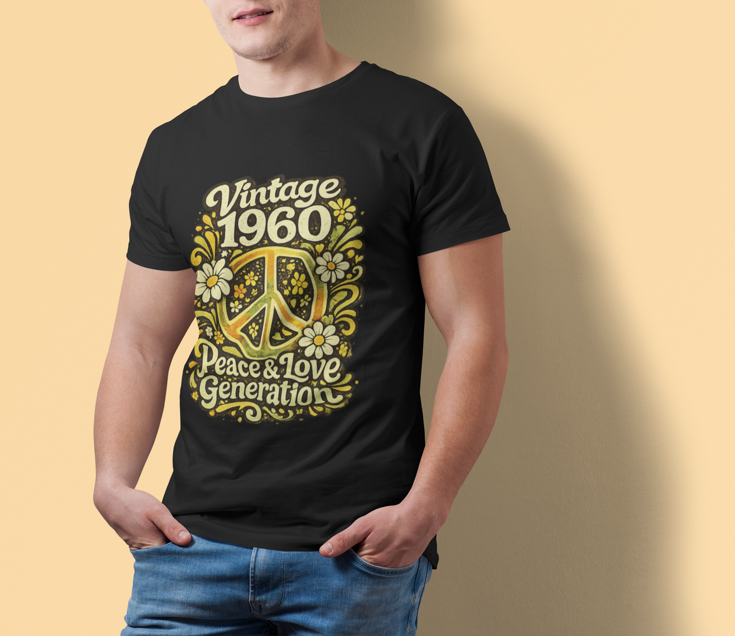 Vintage 1960 Retro T-Shirt | 1960 Birth Year Shirt | Retro 60s Graphic Tee