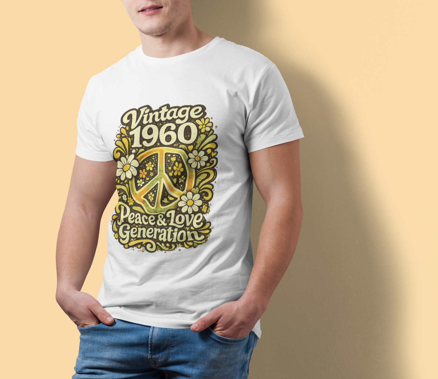 Vintage 1960 Retro T-Shirt | 1960 Birth Year Shirt | Retro 60s Graphic Tee