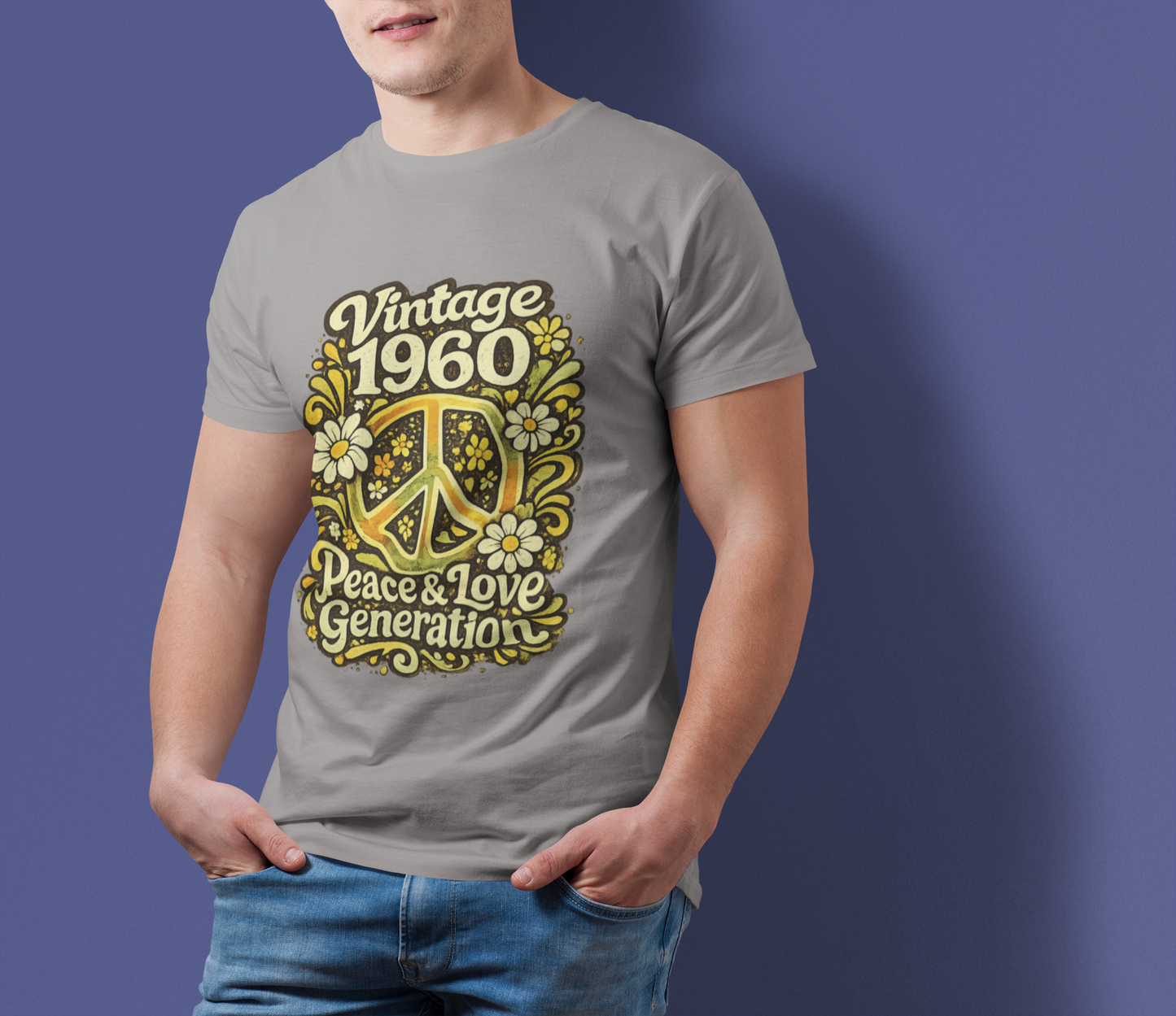 Vintage 1960 Retro T-Shirt | 1960 Birth Year Shirt | Retro 60s Graphic Tee