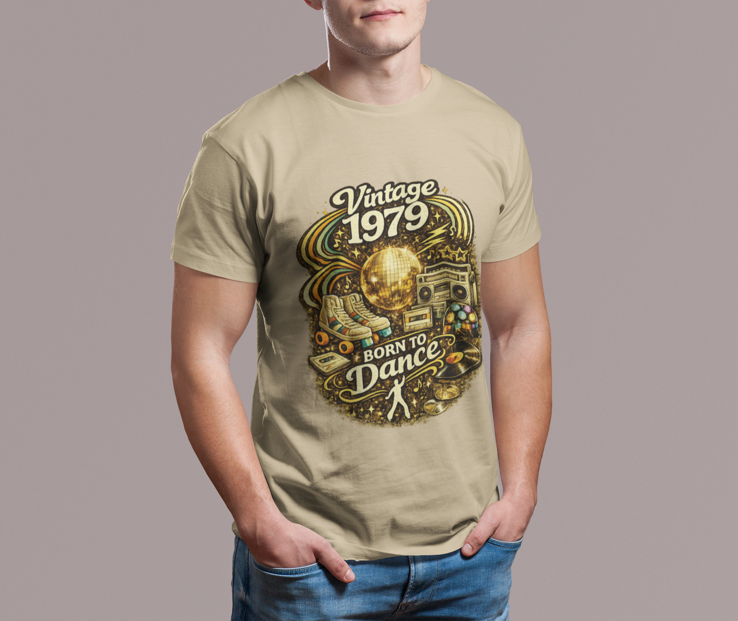 Vintage 1979 Retro T-Shirt | 1979 Birth Year Shirt | Retro 70s Graphic Tee