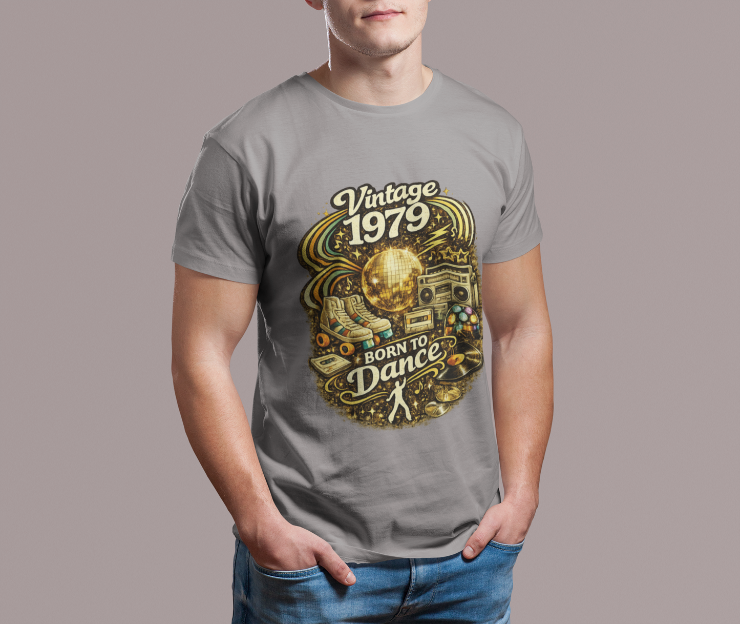 Vintage 1979 Retro T-Shirt | 1979 Birth Year Shirt | Retro 70s Graphic Tee