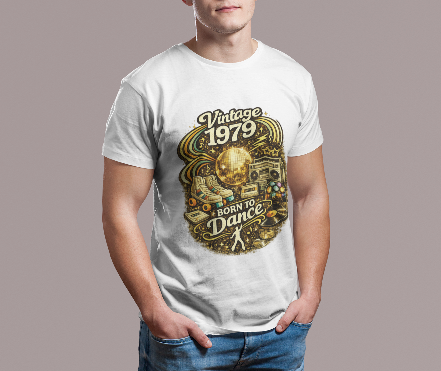 Vintage 1979 Retro T-Shirt | 1979 Birth Year Shirt | Retro 70s Graphic Tee