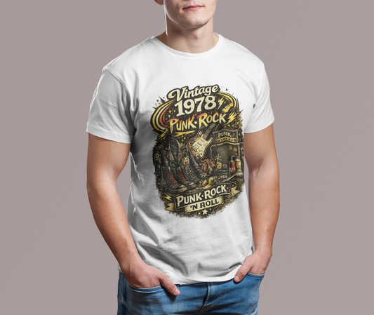 Vintage 1978 Retro T-Shirt | 1978 Birth Year Shirt | Retro 70s Graphic Tee