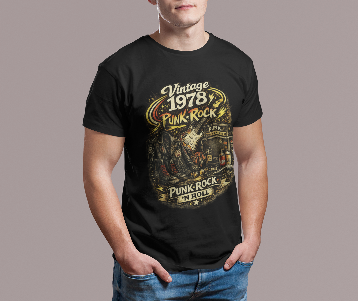 Vintage 1978 Retro T-Shirt | 1978 Birth Year Shirt | Retro 70s Graphic Tee