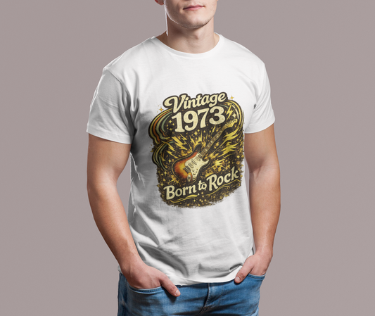 Vintage 1973 Retro T-Shirt | 1973 Birth Year Shirt | Retro 70s Graphic Tee