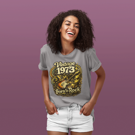 Vintage 1973 Retro T-Shirt | 1973 Birth Year Shirt | Retro 70s Graphic Tee