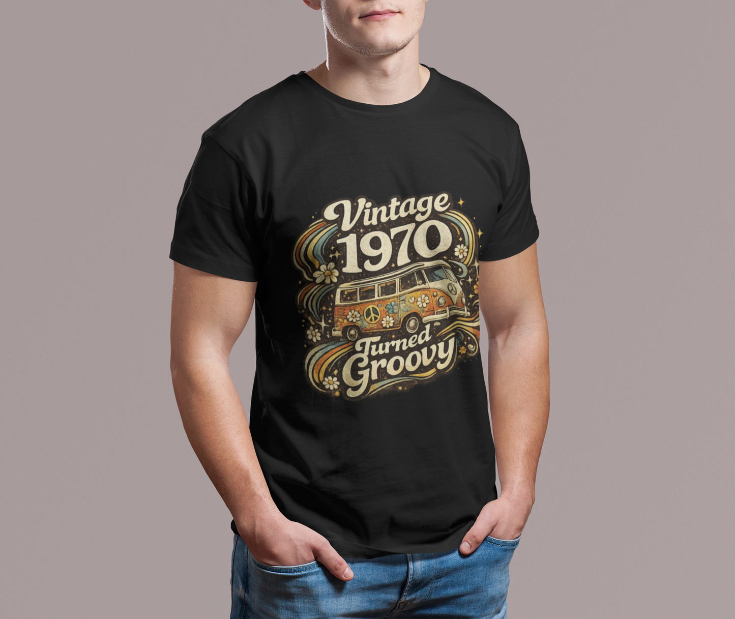 Vintage 1970 Retro T-Shirt | 1970 Birth Year Shirt | Retro 70s Graphic Tee