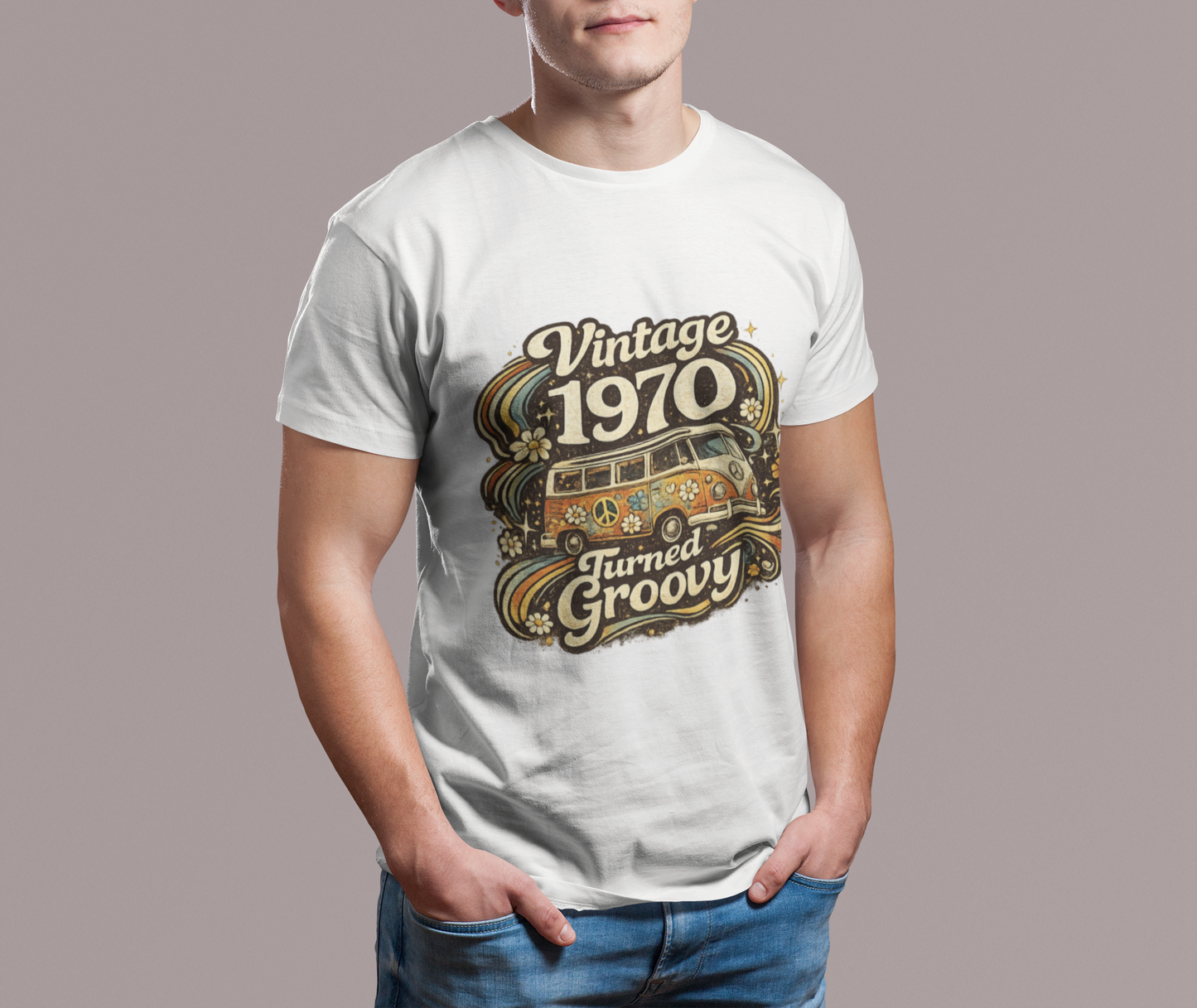 Vintage 1970 Retro T-Shirt | 1970 Birth Year Shirt | Retro 70s Graphic Tee