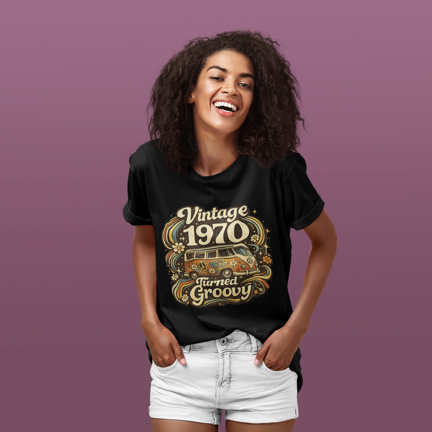 Vintage 1970 Retro T-Shirt | 1970 Birth Year Shirt | Retro 70s Graphic Tee