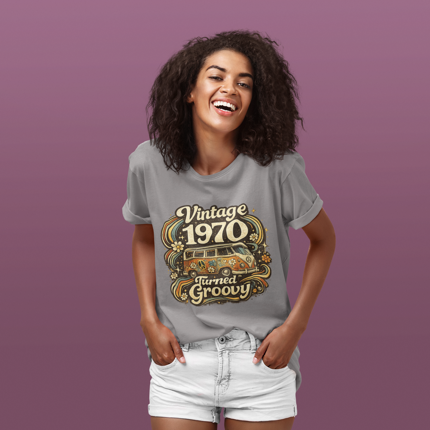 Vintage 1970 Retro T-Shirt | 1970 Birth Year Shirt | Retro 70s Graphic Tee