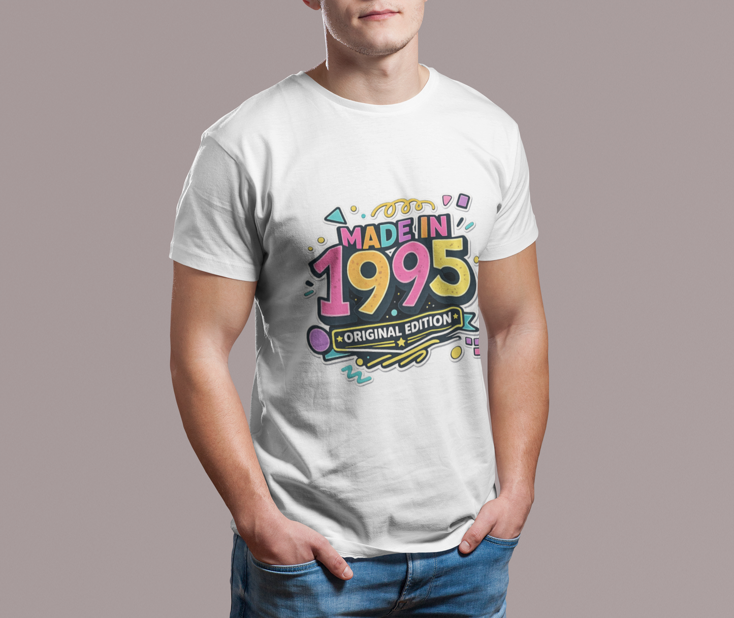 1995 Keep It Real Shirt – Retro 90s Birthday T-Shirt, Vintage 1995 Birth Year Tee