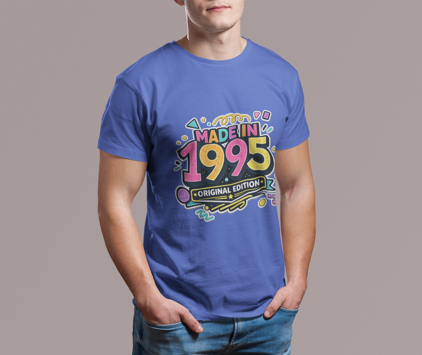 1995 Keep It Real Shirt – Retro 90s Birthday T-Shirt, Vintage 1995 Birth Year Tee