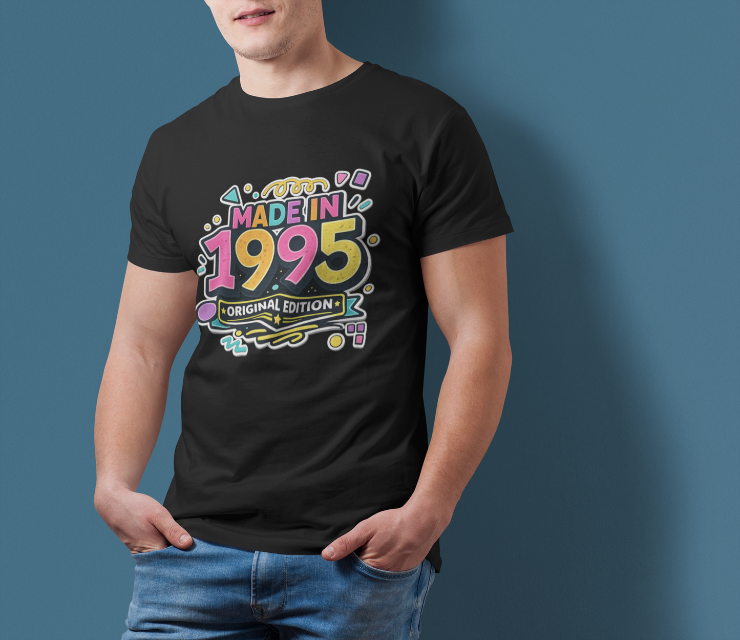 1995 Keep It Real Shirt – Retro 90s Birthday T-Shirt, Vintage 1995 Birth Year Tee
