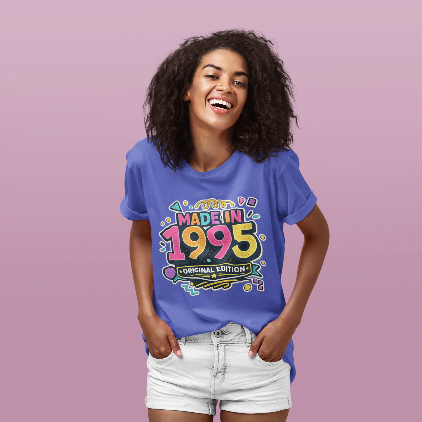 1995 Keep It Real Shirt – Retro 90s Birthday T-Shirt, Vintage 1995 Birth Year Tee