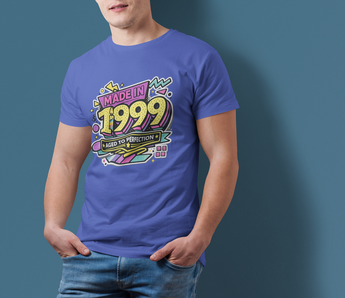 Vintage 1999 Retro T-Shirt | 1999 Birth Year Shirt | Retro 90s Graphic Tee