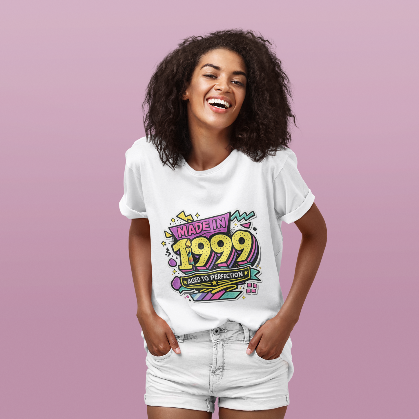 Vintage 1999 Retro T-Shirt | 1999 Birth Year Shirt | Retro 90s Graphic Tee