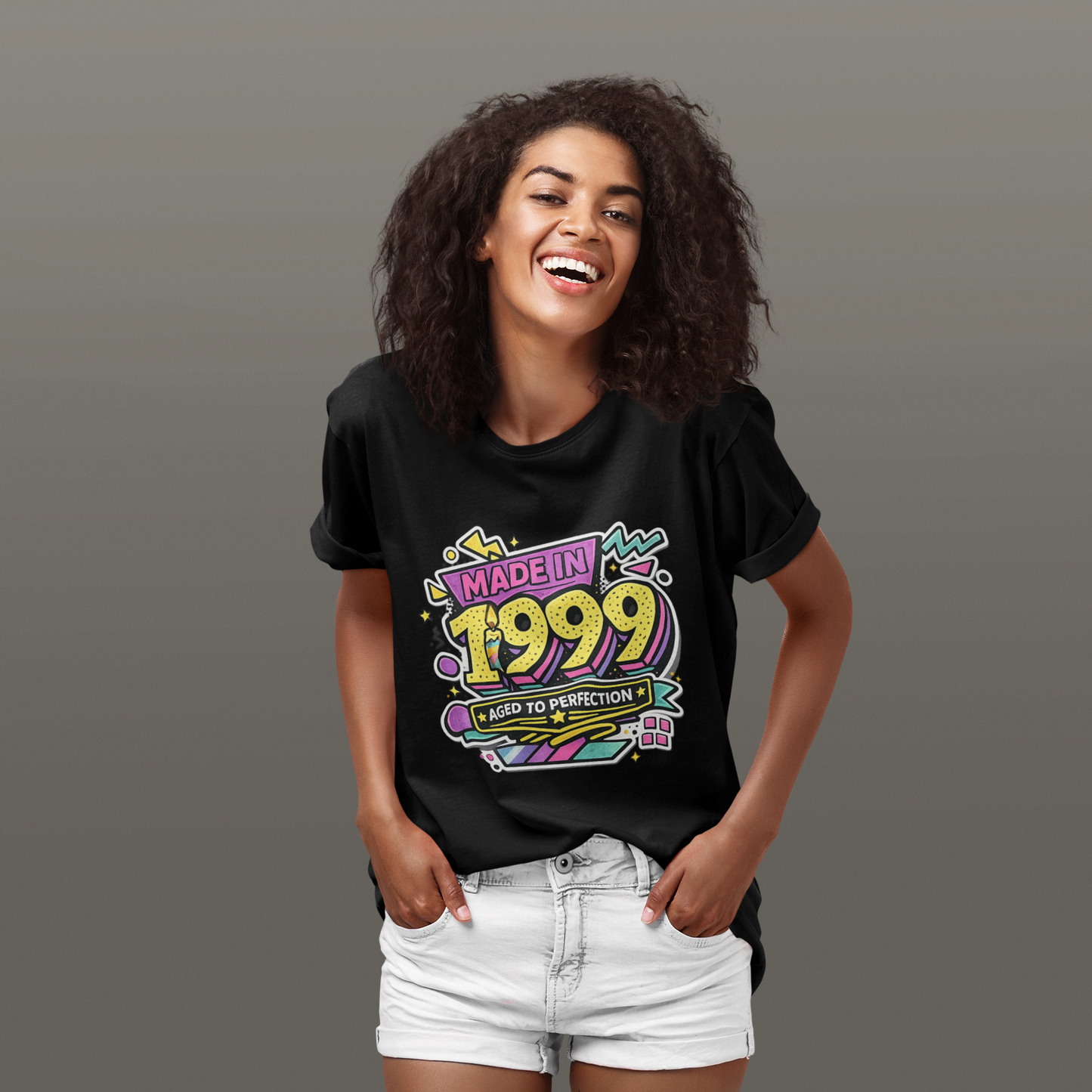 Vintage 1999 Retro T-Shirt | 1999 Birth Year Shirt | Retro 90s Graphic Tee