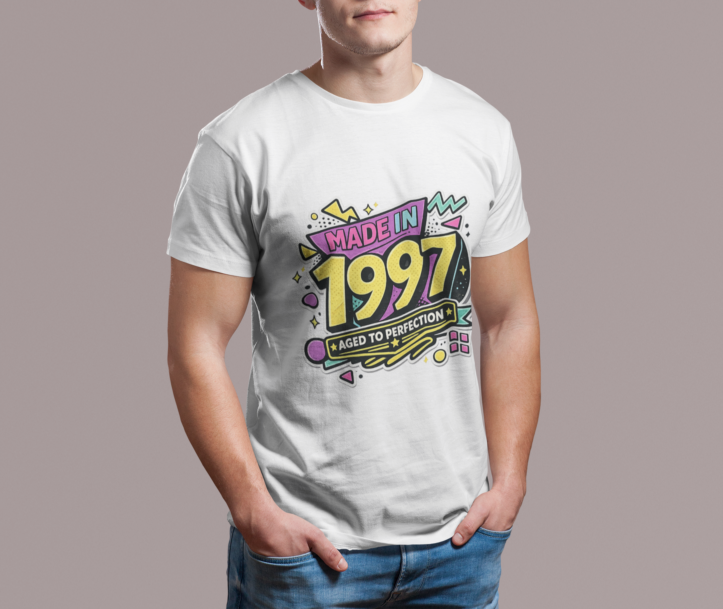 Vintage 1997 Retro T-Shirt | 1997 Birth Year Shirt | Retro 90s Graphic Tee