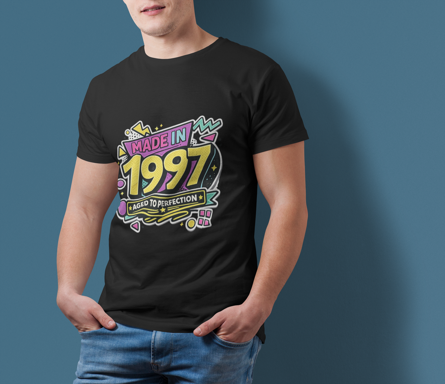 Vintage 1997 Retro T-Shirt | 1997 Birth Year Shirt | Retro 90s Graphic Tee